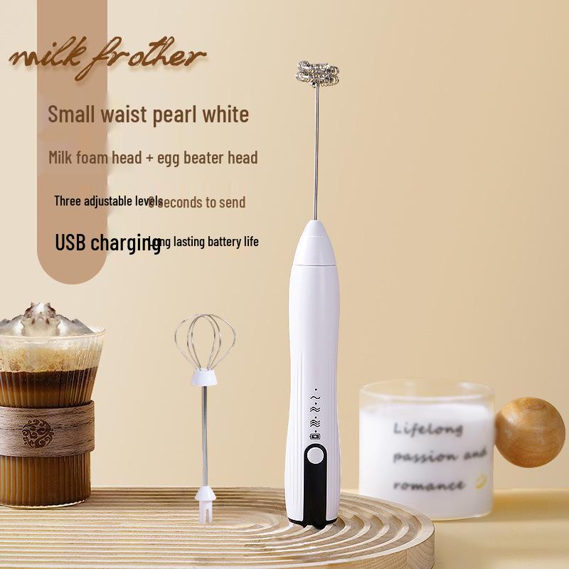 Rechargeable Handheld Mini Milk Frother with Lithium Battery