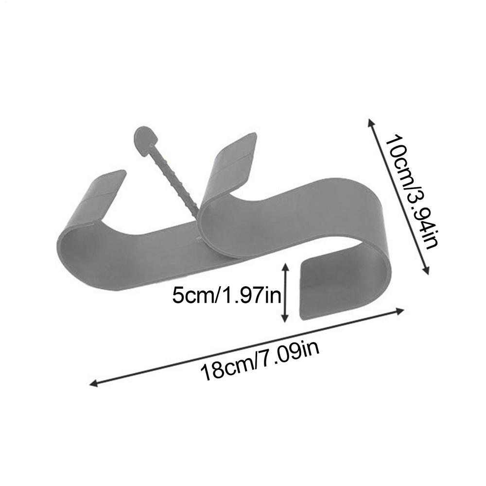 Pool Hooks for Poles Adjustable Stable Hose Hanger Plastic Pool Hook for Telescopic Poles Skimmers