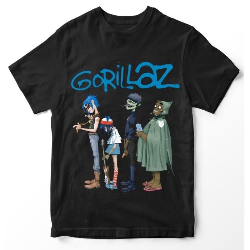 Gorillaz graphic unisex shirt Summer breathable comfortable Men s women s fashion Y2k Short sleeve Tshirt S