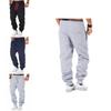 Men's Cotton Blend Jogger Sweatpants With Elastic Waist And Adjustable Drawstring