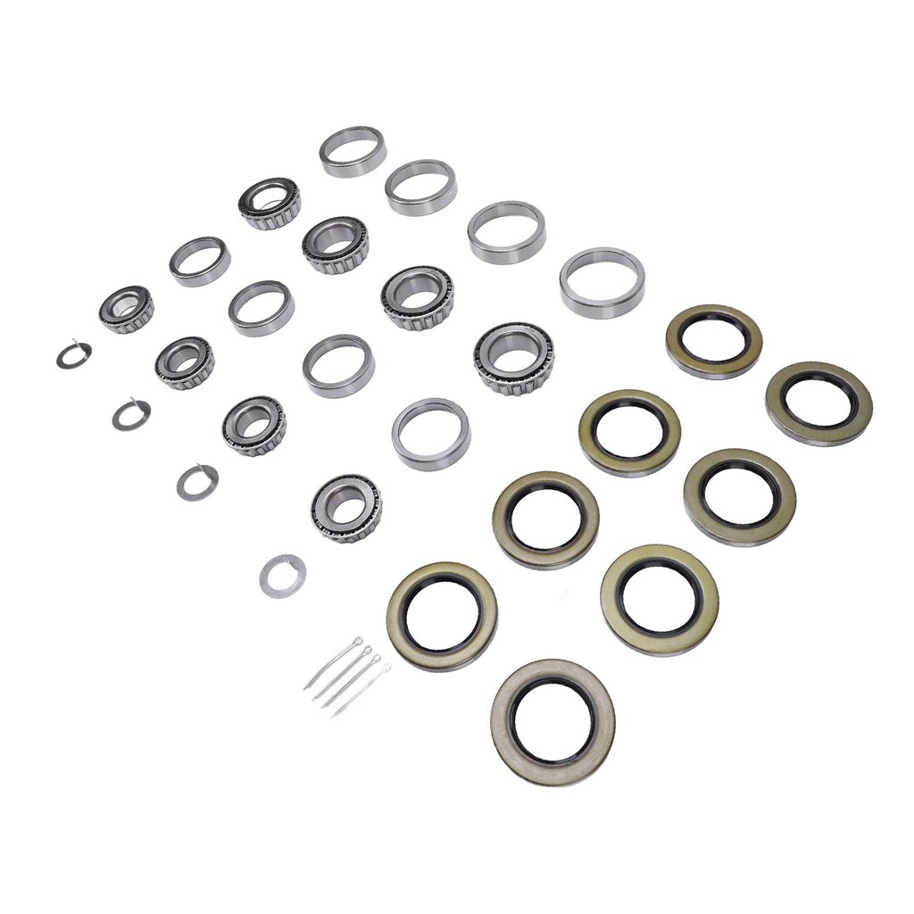 Boat Trailer Axles Bearing Kits 25580 14125A for 5200 To 7000 Lb Tandem Axles 4 Sets