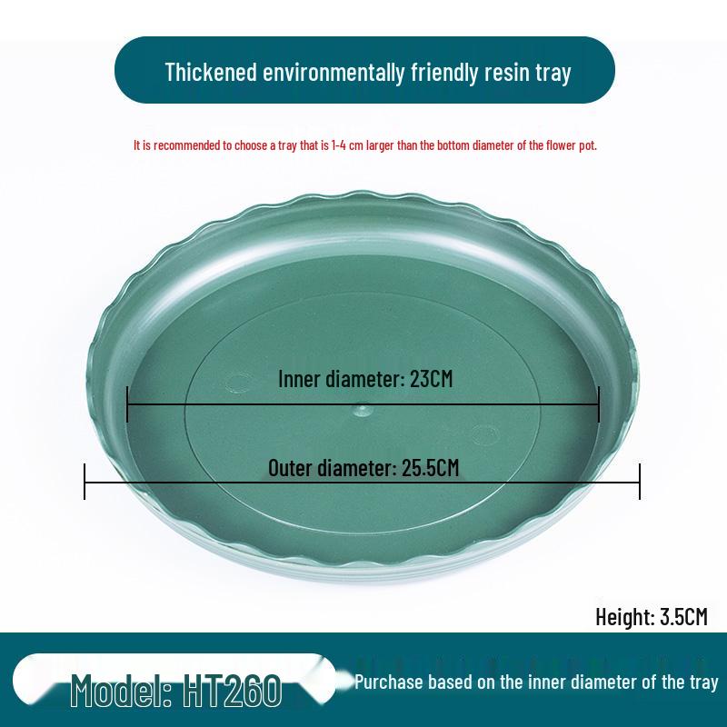 Large Round Plastic Flower Pot Tray for Succulents