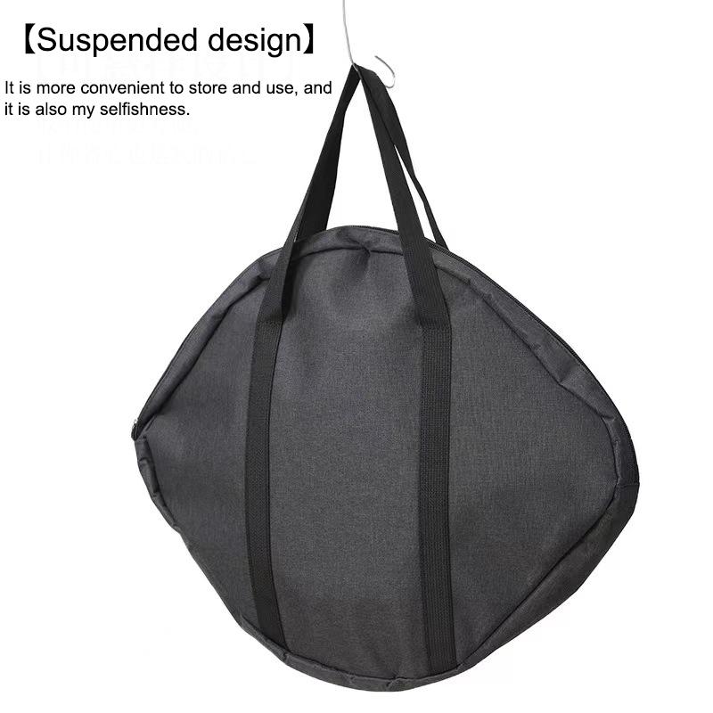 600D Oxford Grill Pan Storage Pouch Caryying Case Bag Waterproof Grilling Pan Pouch Skillet Bag Outdoor Bbq Tool For Kitchen