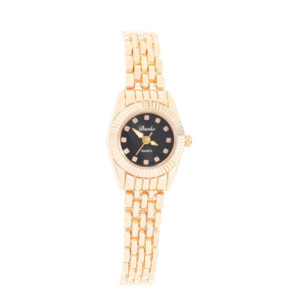 Fashion luxury ladies quartz watch rhinestone alloy material, suitable for daily wear, Christmas and other holiday gifts