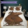 The Gruffalo Pattern Bedding,Quilt Set Quilt Cover Pillowcase Home Birthday Gift(1 * Duvet Cover + 2 * Pillowcase, Without Core)_lx