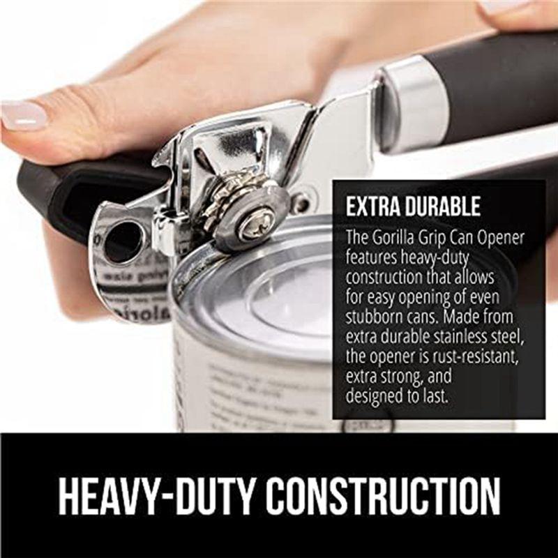 AEE4-Heavy Duty Stainless Steel Smooth Edge Manual Handheld Can Opener