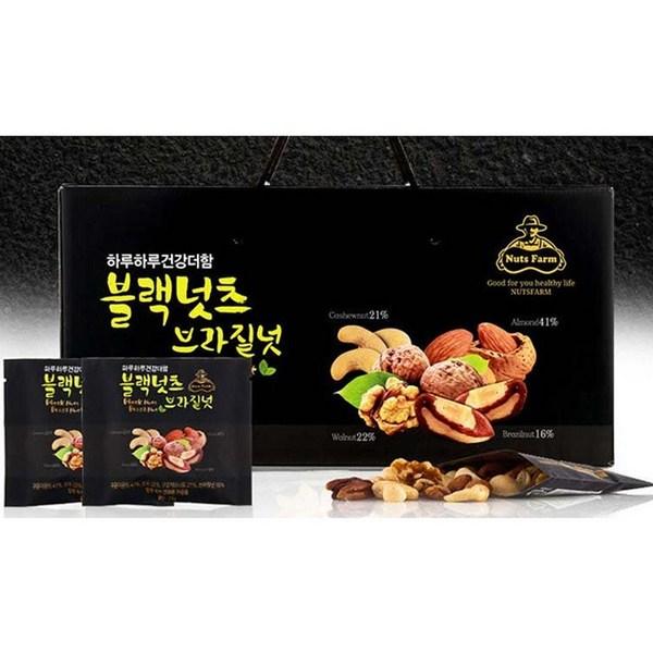 Nuts Farm Black Nuts Brazil Nuts, 25g, 60 pieces, Korean nuts