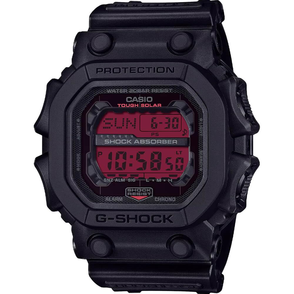 Casio G-SHOCK Oversize Digital Watch GX-56BBR-1 Black Resin Red