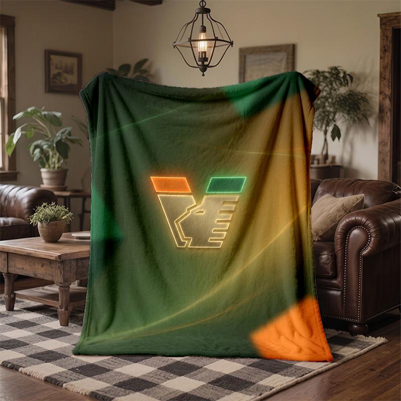 Venezia FC Football Print Flannel Blanket Soft Warm Sofa Bed Throw Blanket For Home Office Bedroom