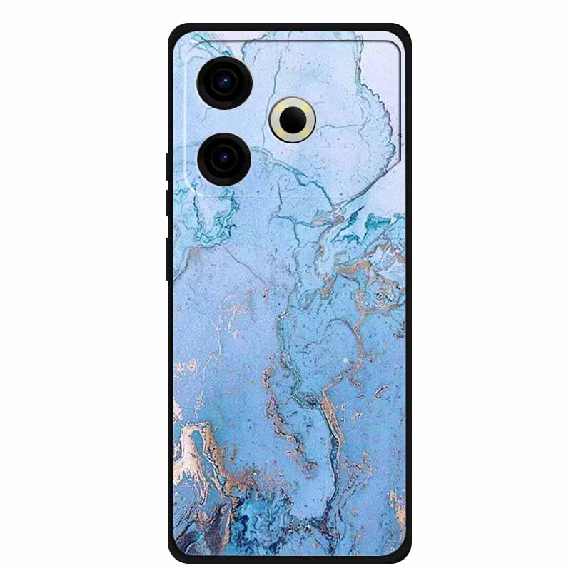 Phone Case For Tecno Pova6 Neo TPU Back Coque for Pova 6 Neo Marble Colour Soft Cover Protective Funda Luxury Silicone Shell