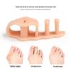 Weicher Zehentrenner mit zwei Löchern für Hallux Valgus & überlappende Zehen - Abriebfeste Polsterung für Damen & Herren