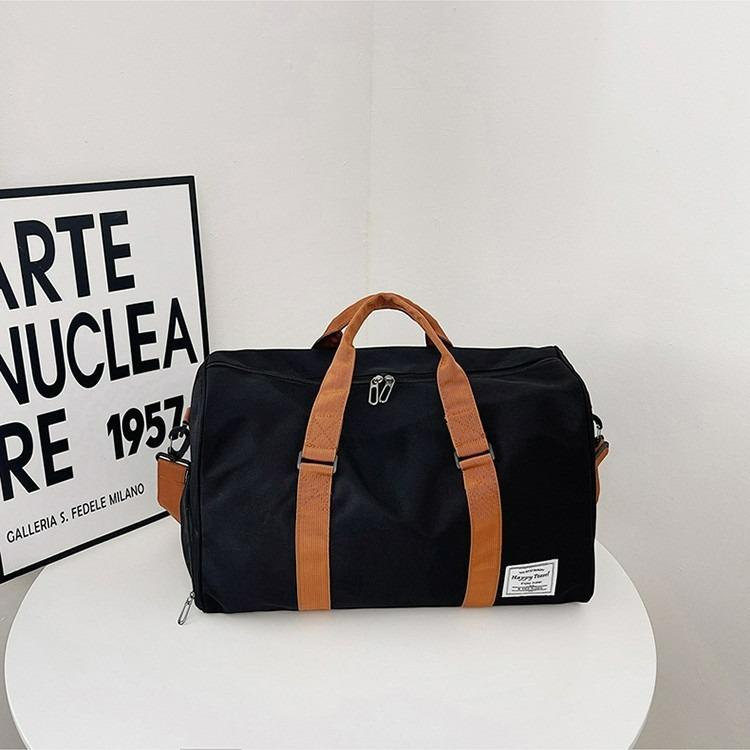 Duffelová taška, cestovní taška, zavazadlová taška, velká kapacita, na služební cesty, lehká, lze umístit na madlo, taška z oxfordské tkaniny, styl přes tělo
