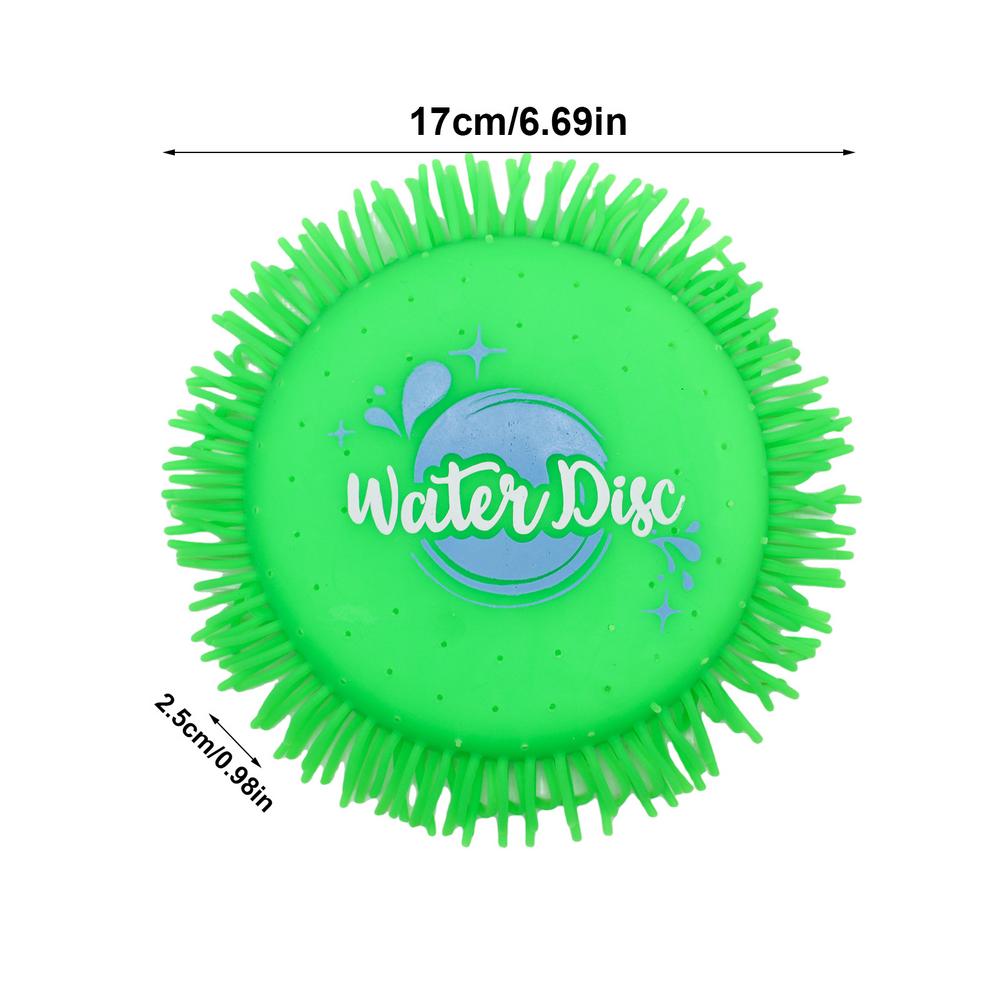 

Soft Flying Disc Pool Soft Edge Outdoor Flying Disc Game Parent-child Interaction Water-Absorbent TPR Sponge Flying Spinner Toy зелений