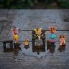 Fairy Garden Figurines Set HandPainted Miniature Bright Colors Desktop