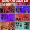 Acrylic Clear Display Risers Stand Perfume Organizer 1-4 Tier Doll Cupcake Rack Pop Figures Transparent Blind Box Storage Shelf