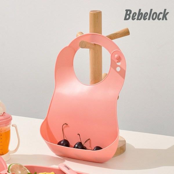 Beberac Elfa baby food bib (2P), LPA baby food bib (mint green 1P mustard 1P)