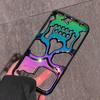Plating Skeleton Skull Callous Case For iPhone 15 Pro Max 14 13 12 11 Hollow Heat Dissipation Ghostface Shockproof Cover