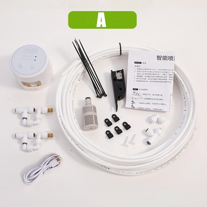 Автоматическая система распыления тумана «Тропический лес» с таймером, комплект, управление через WiFi-приложение, интеллектуальная система распыления с таймером для рептилий, таймер полива