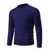 Autumn Mens Knitwear Thin Basic Elastic Slim Fit Inner Layer Thin Sweater Solid Color Casual Warm Slim High Quality Pullovers