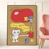 5D Diamond Painting Kits CartoonCat Full Round Drill Crystal Rhinestone DIY Art Craft Home Wall Decor Decoration Gift