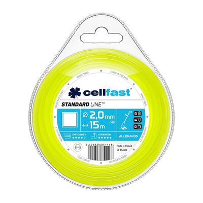 SQUARE BRUSHCUTTER LINE 2.0MM 15M - C 35-012