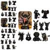 Xunkun Dark Animal Plush Toy With Five-pointed Star Elephant And Rabbit