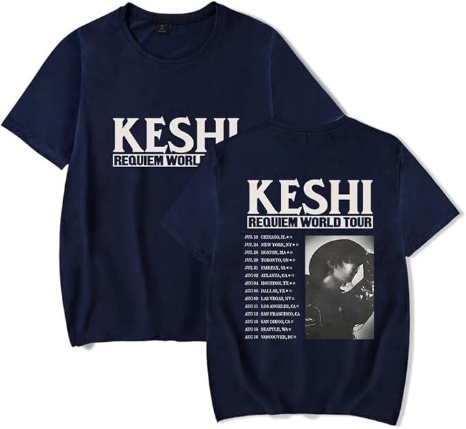 Merch Keshi Requiem US Tour 2025 TShirt Unisex Classic Short Sleeve S