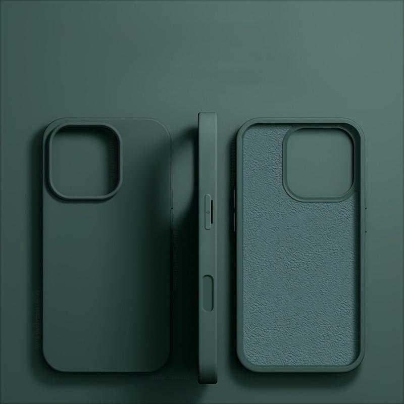 

For iPhone 16 Pro Max Luxury Liquid Silicone Phone Cases For iPhone 16 13 12 14 15 Pro Max Plus Shockproof Soft Protection Cover For iPhone 16 ProMax