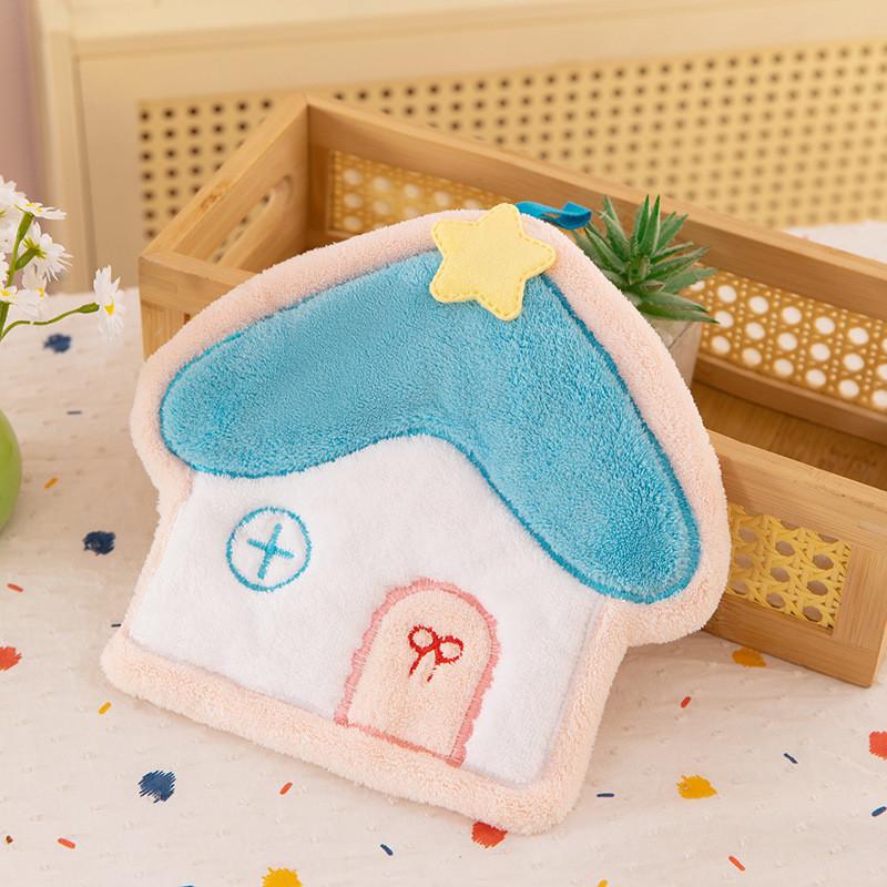 Strawberries Fries Hamburgers Grapes Cartoon Food Fruit Hand Kitchen Towel