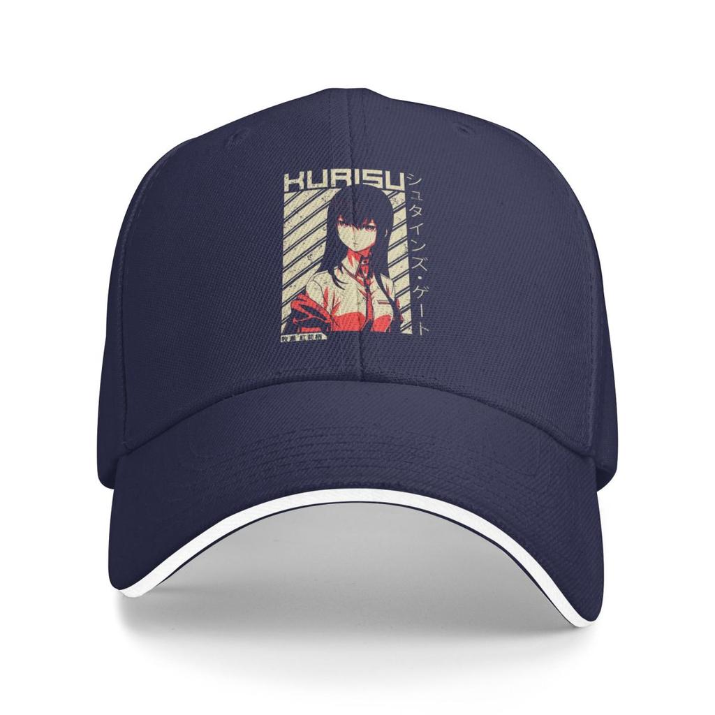 Baseball Caps Steins Gate Makise Kurisu Anime Customized Female Male Casual Summer Hats