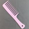 Blue Hairdress Comb Heat Resistant Woman Wet Hook Curly Hair Brushes Coarse Wide Spikes Tooth Styling Tools Accessories New Pink