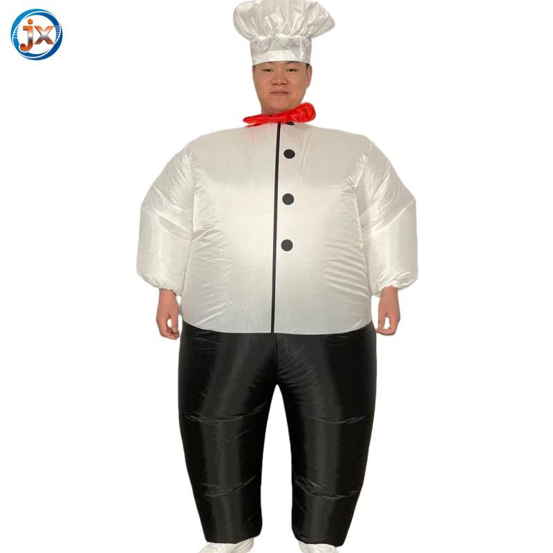 Cross-border Christmas Party Inflatable Fat Chef Costume