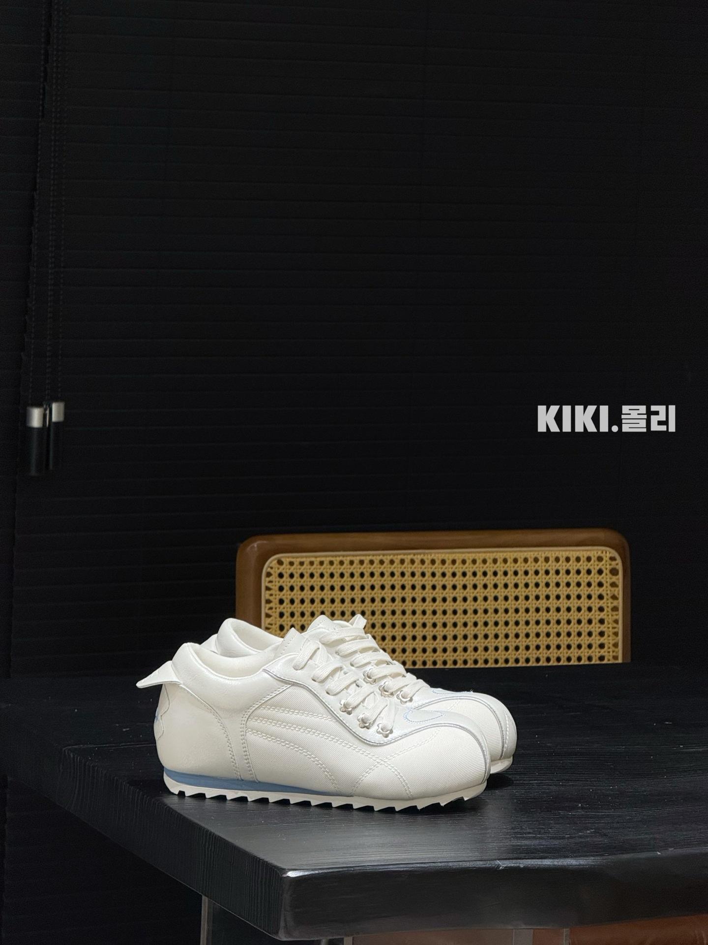 

Внутреннее увеличение высоты ретро лето новый толстоподошвенный уродливый милый обувь с большой головой натуральная кожа повседневная спортивная обувь 35 белый