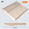 100Pcs Disposable Wooden Cutlery Set with Spoon Fork Knife for Party Ice Cream Yogurt Dessert High-Quality Tableware Pack