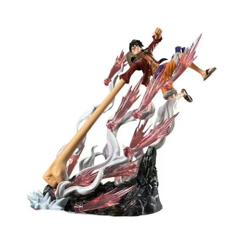 30cm One Piece Luffy Gk Figure Gear Third Long Arm Rifle Battle Form Enies Lobby Arc Collectible Desktop Ornament Boxed Statue