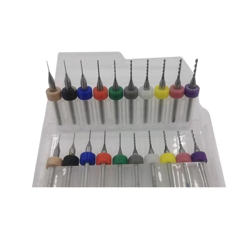Pack of 10 Small Size Drill Bits Set Designs for Electronics Repair Model Crafting and Precise Work in Tight Spaces