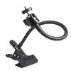 Versatiled Clamp Mount With Flexible Gooseneck Arm For Baby Monitors Sports Cameras And Smartphones 500g Capacity