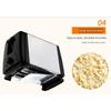 Household Stainless Steel Toaster Double-Slot Toaster Fully Automatic Mini Breakfast Toast 2 Pieces
