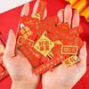 40pcs Pasteable Mini Couplet Stickers Good Luck Chinese Style New Year Blessing Stickers Festive Design DIY