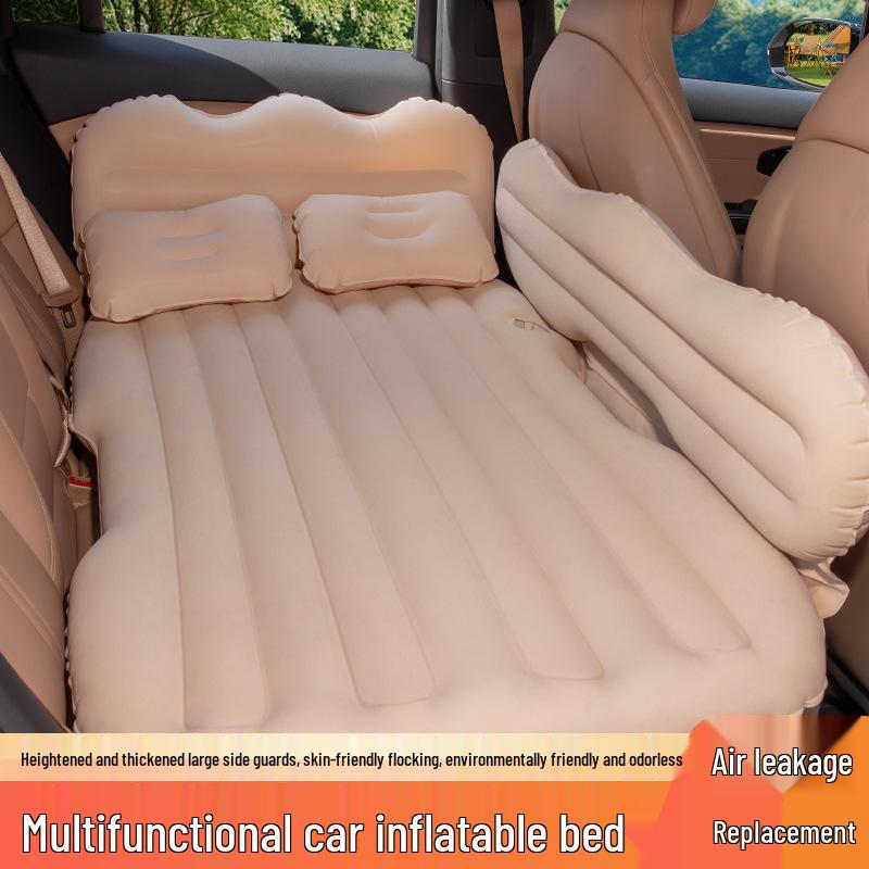 Car Back Seat Inflatable Mattress - Travel Bed for Kids & Adults in SUV/Sedan