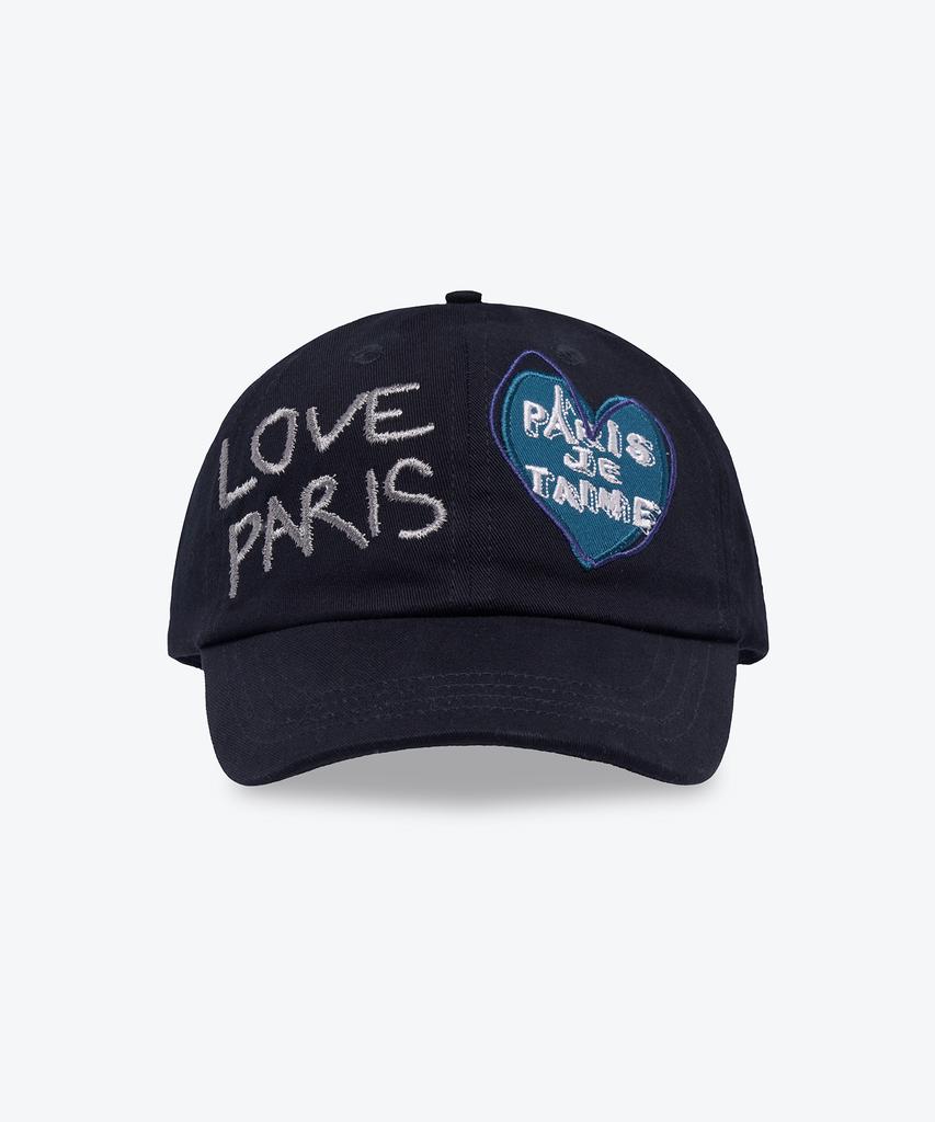 Weseuken Love Paris Washed Ball Cap (Navy)