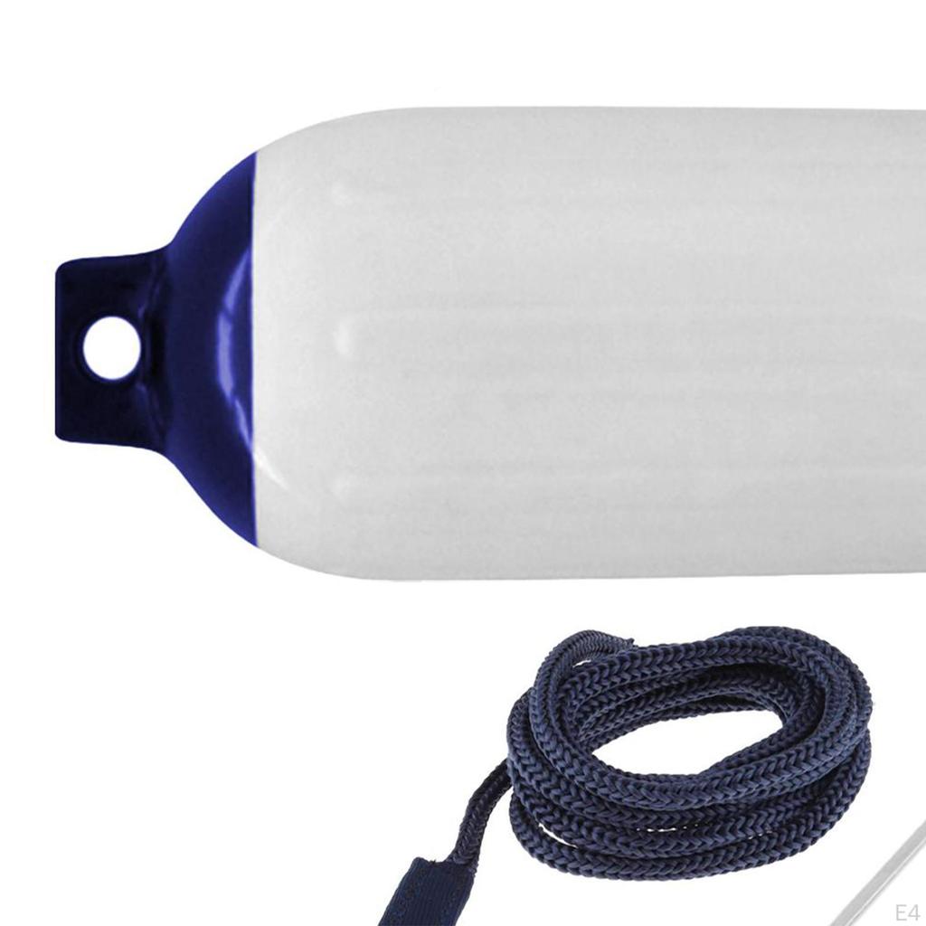 Boat Bumpers for Pontoon Durable 11x40cm Outdoor Buoys Protector with Rope, s,