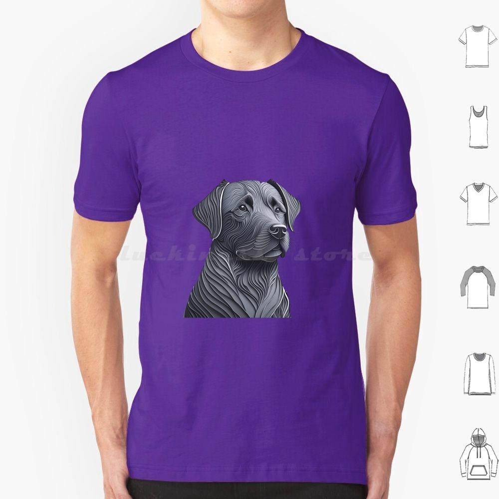 Black Labrador Layered Art T Shirt 6xl Cotton Cool Tee Black Labrador Dog Black Labrador Art Labrador Dog Design Black Labrador