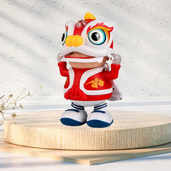 Robot Chinese Style Fun Music Retro Design Light Effect Vivid Dance Toy for Kids