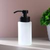 Custom Manual Shampoo Bottles Pump Glass Soap Dispenser Matte Black Glass Foaming Hand Soap Dispenser Pump Bottle for Washing