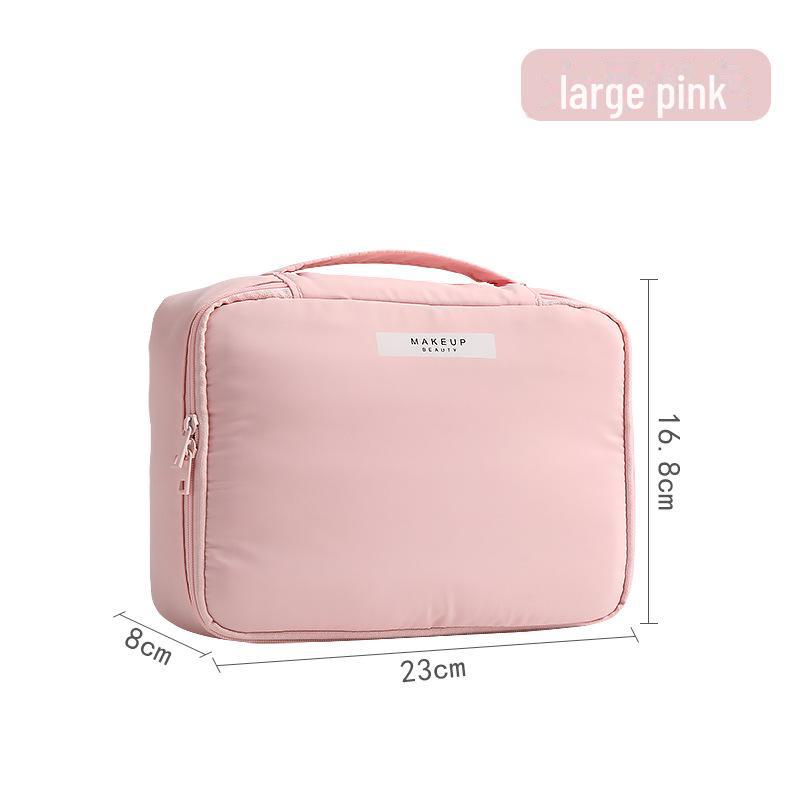 Korean Waterproof Travel Makeup Bag for Girls - Portable, Large Capacity Cosmetics Organizer