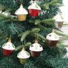 4pcs Plastic Painted Christmas Cake Pendant DIY Crafts Christmas Tree Decoration  Home Xmas Decor
