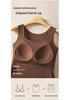 Seamless Plus Size Wide Shoulder Concealer Bra Vest with Beautiful Back Design for Women