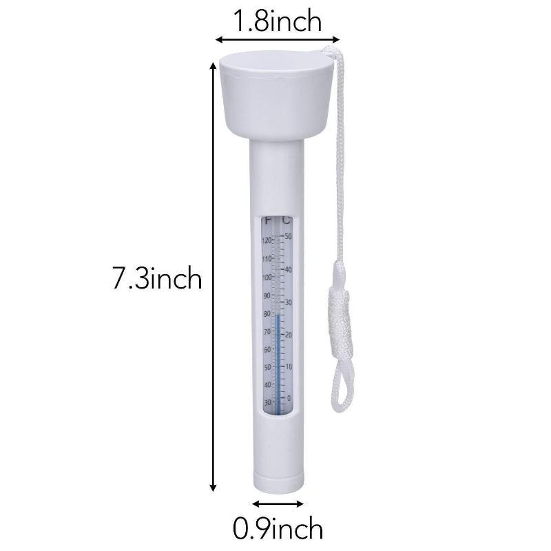 Waterproof Solar Floating Pool Thermometer Fast Response Temp Tester for Spa Hot Tub Swimming Pool