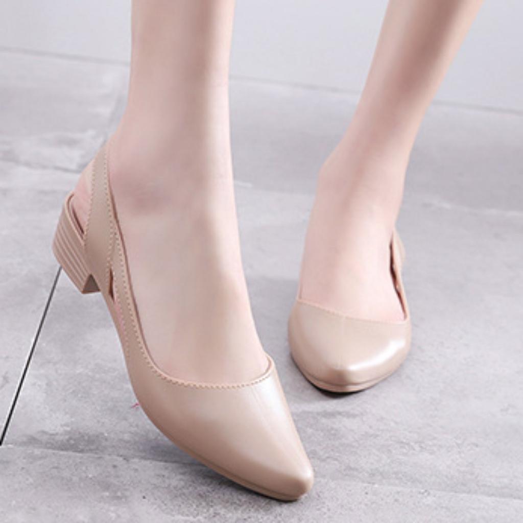 Womens Sparkly Sandals Women Jelly Women Close Toe Pure Color Hollow Out Pumps Sandals Fashion And Casual Shoes Zapatos De Mujer